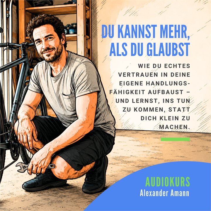 Cover Audiokurs „Du kannst mehr, als Du glaubst“