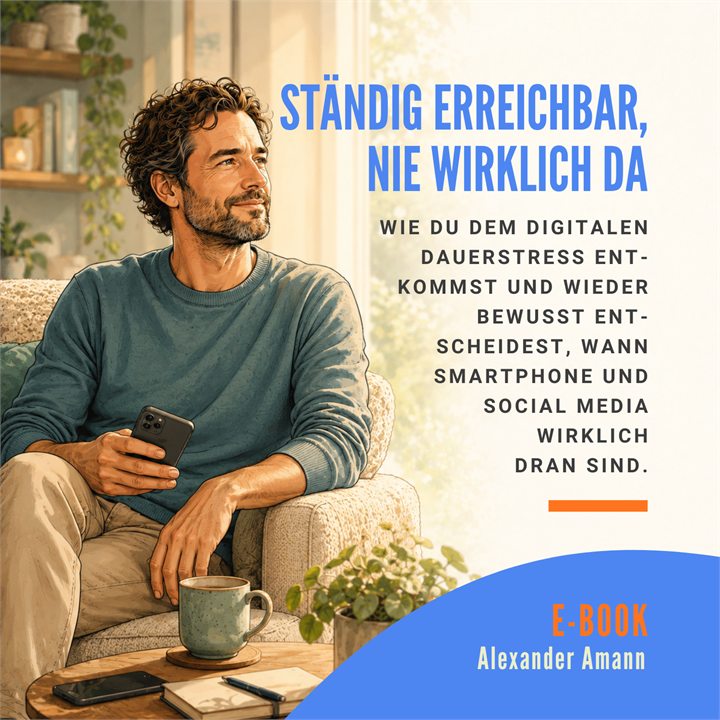 Cover E-Book „Ständig erreichbar, nie wirklich da“