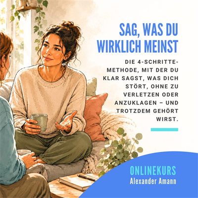 Cover Onlinekurs „Minikurs Gewaltfreie Kommunikation“