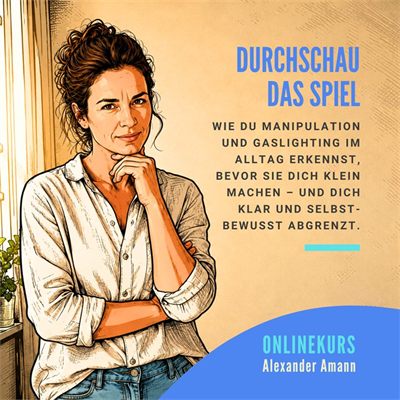 Cover Onlinekurs „Minikurs Manipulation erkennen“