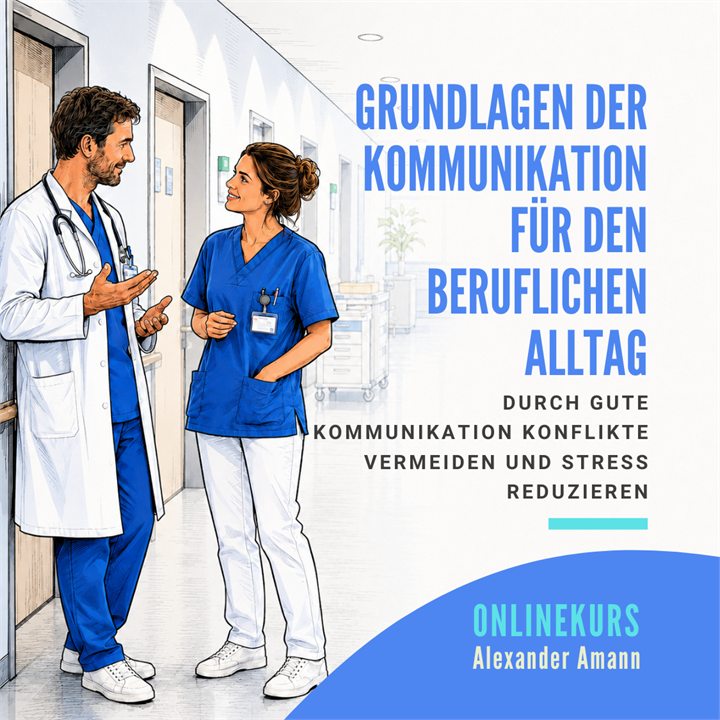 Cover Videokurs „Grundlagen der Kommunikation für den beruflichen Alltag“
