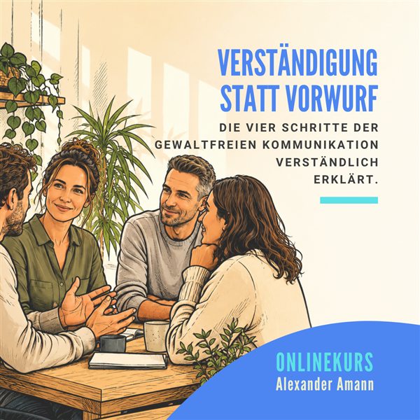 Kurscover „Verständigung statt Vorwurf“