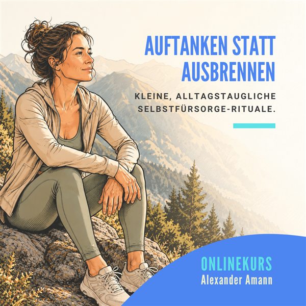Kurscover „Auftanken statt ausbrennen“