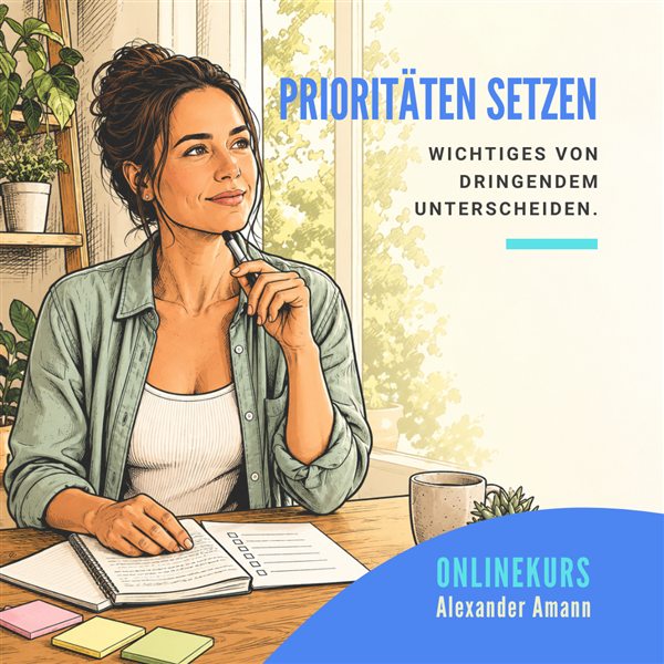 Kurscover „Prioritäten setzen“